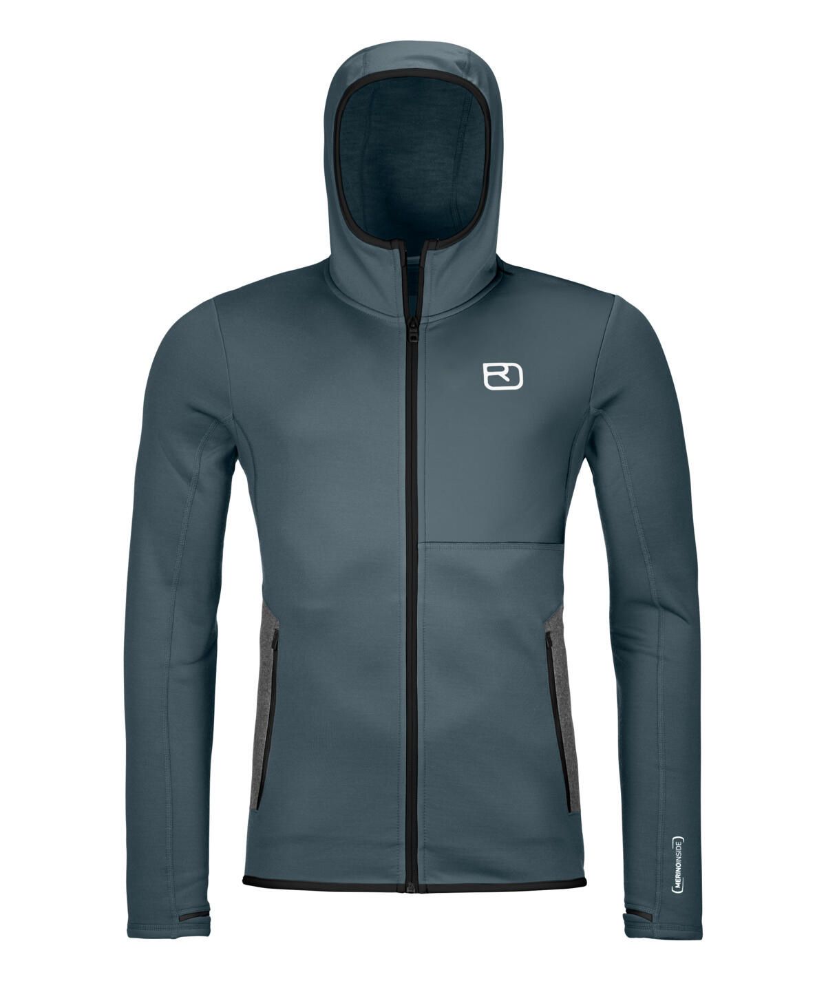 Fleecejacke mit Kapuze