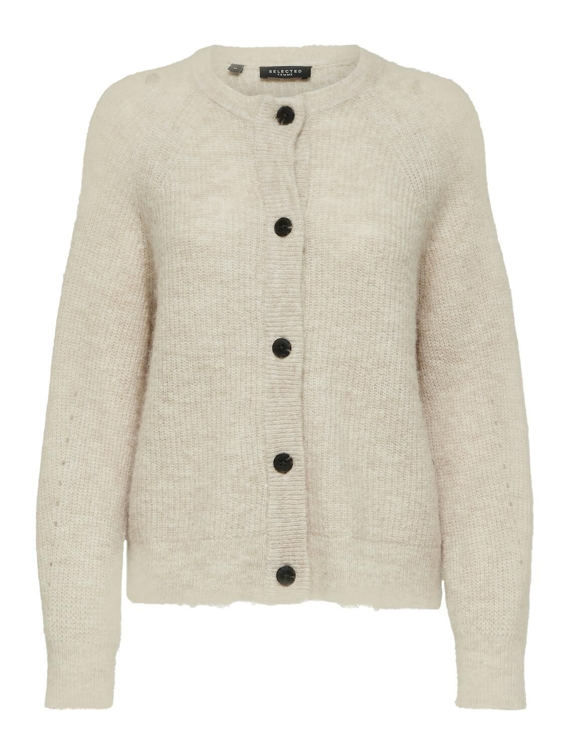 Strickcardigan aus Wollmix