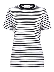 T-Shirt gestreift aus Baumwolle