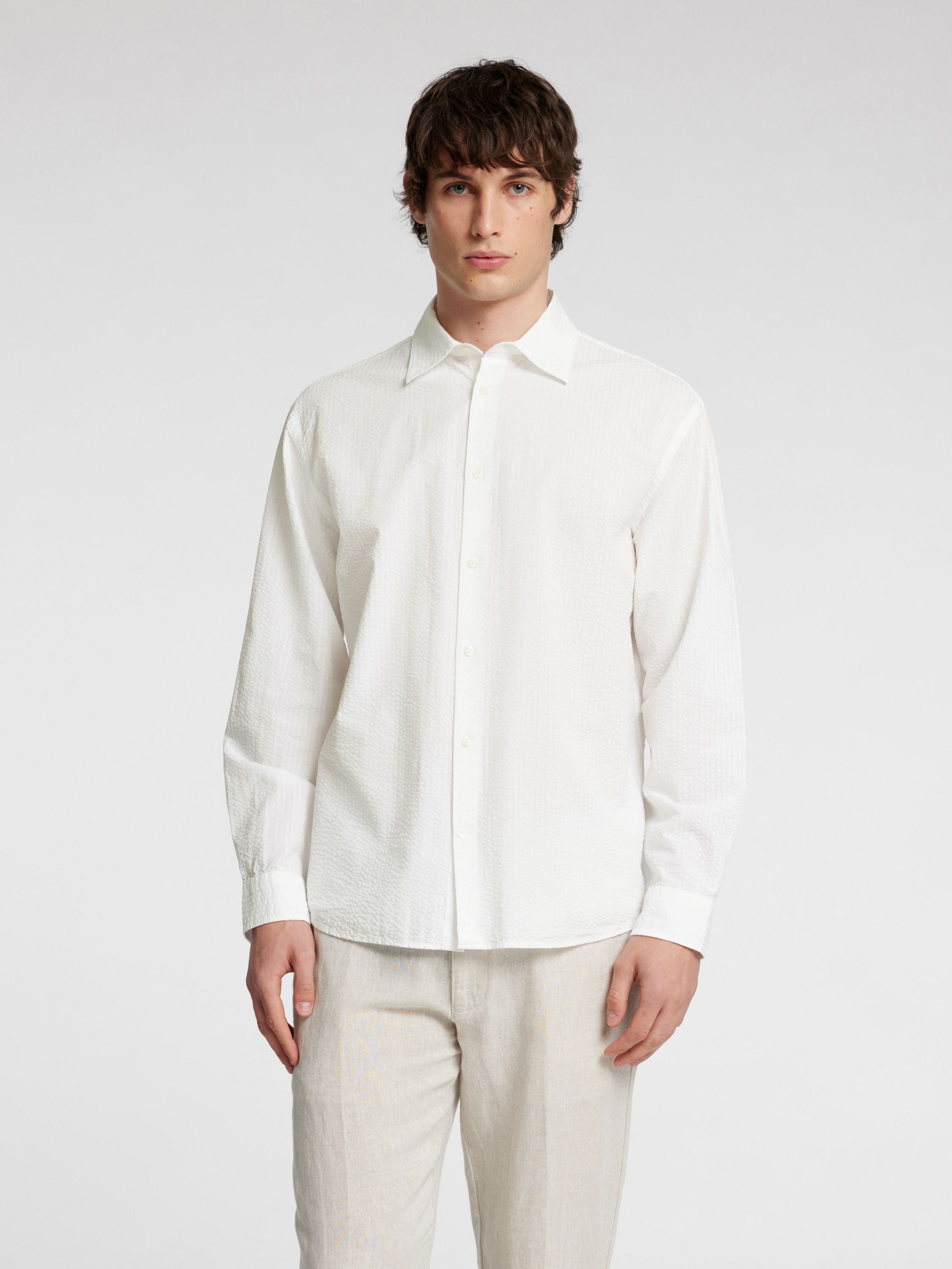 Seersucker-Hemd FREDDY Regular Fit