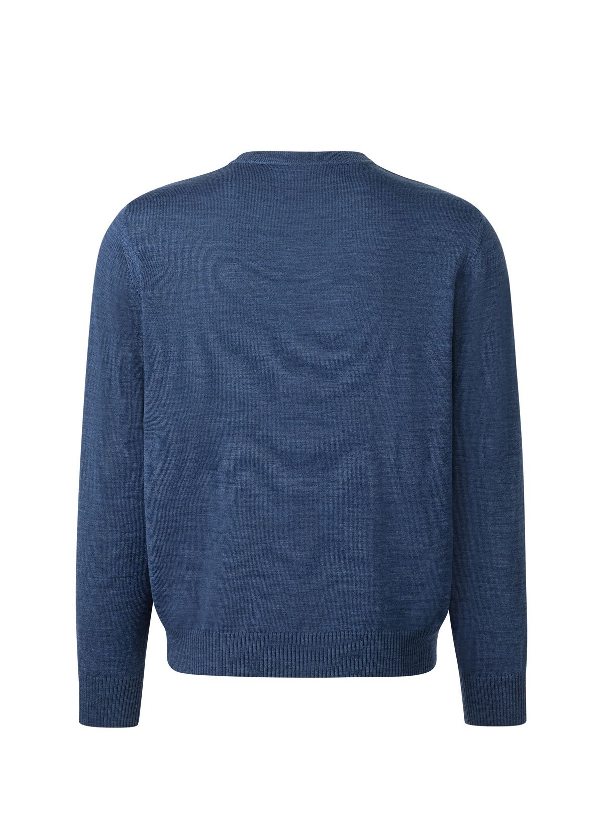 Pullover Rundhals 1/1 Arm, Deep Sea