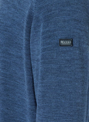 Pullover Rundhals 1/1 Arm, Deep Sea