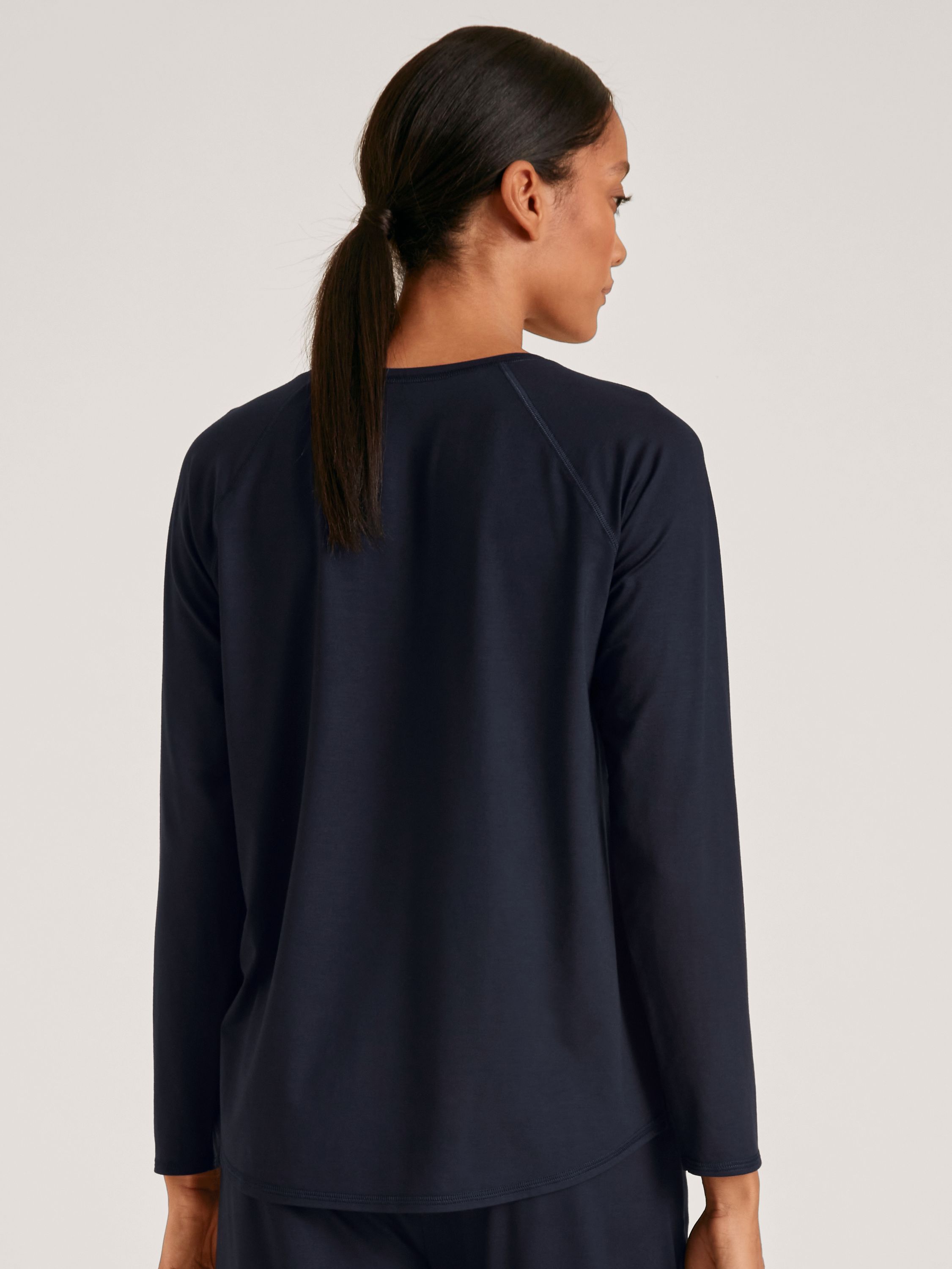 DAMEN Shirt langarm, dark lapis blue