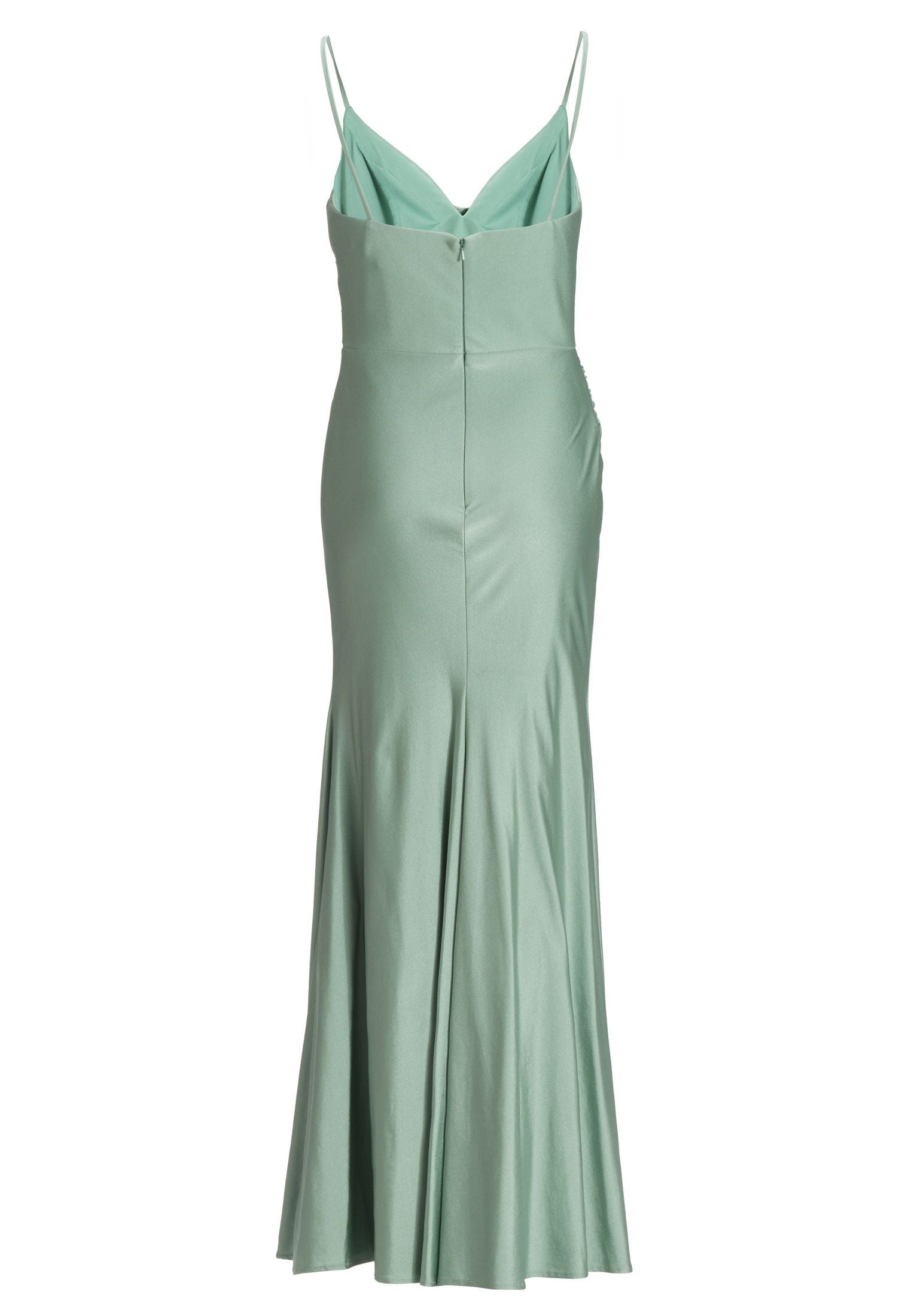 Abendkleid Maxi feinen Raffungen