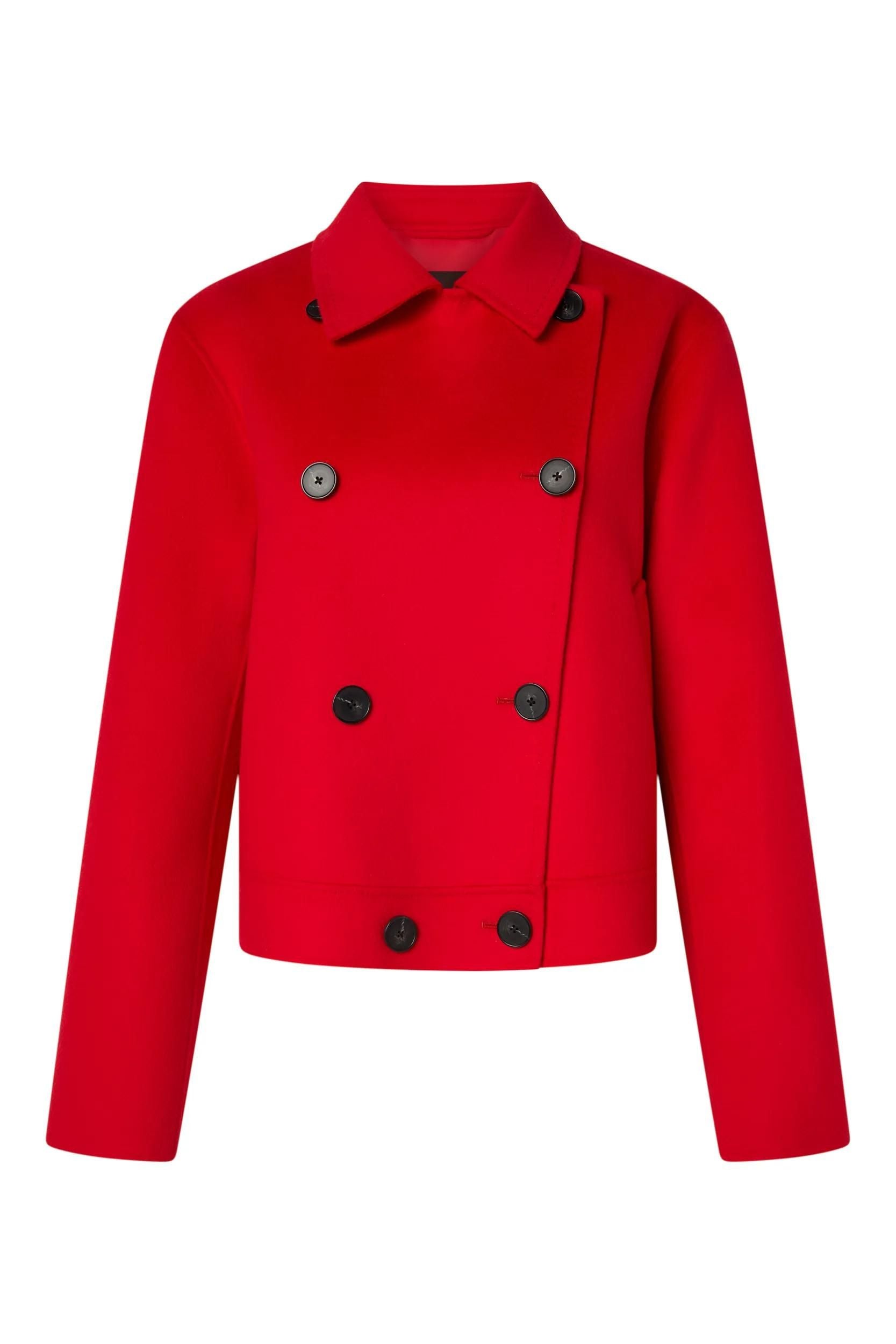 Kurzjacke aus Schurwolle