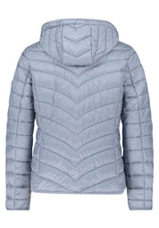 Steppjacke mit abnehmbarer Kapuze