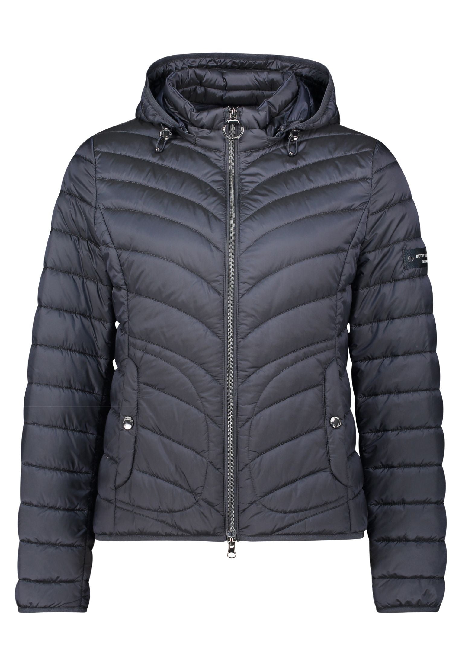 Steppjacke mit abnehmbarer Kapuze