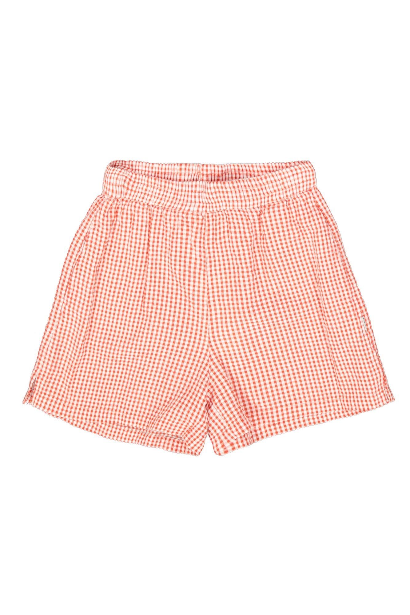 Shorts kariert aus Baumwolle