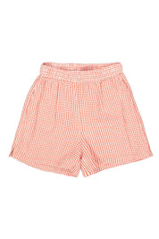 Shorts kariert aus Baumwolle