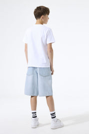 Jeans-Shorts aus Baumwolle