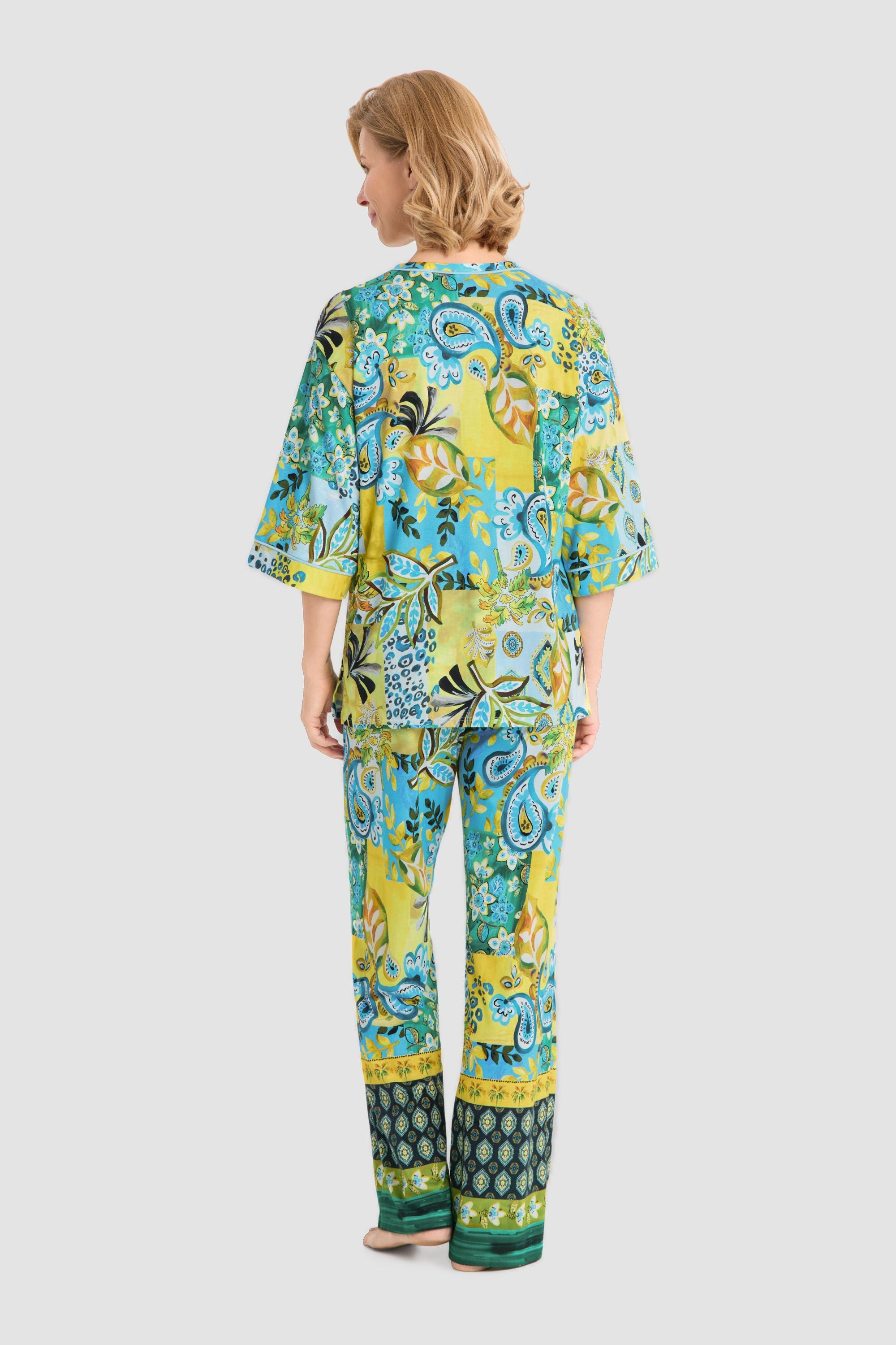 Pyjama Set aus Baumwollmix