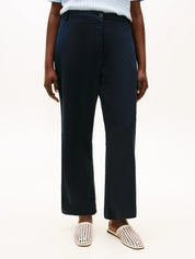 Chinohose Straight Leg aus Baumwollmix
