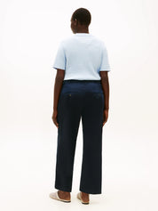 Chinohose Straight Leg aus Baumwollmix