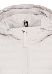 Hybridjacke mit verstellbarer Kapuze