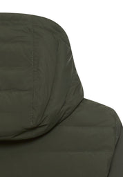 Hybridjacke mit verstellbarer Kapuze