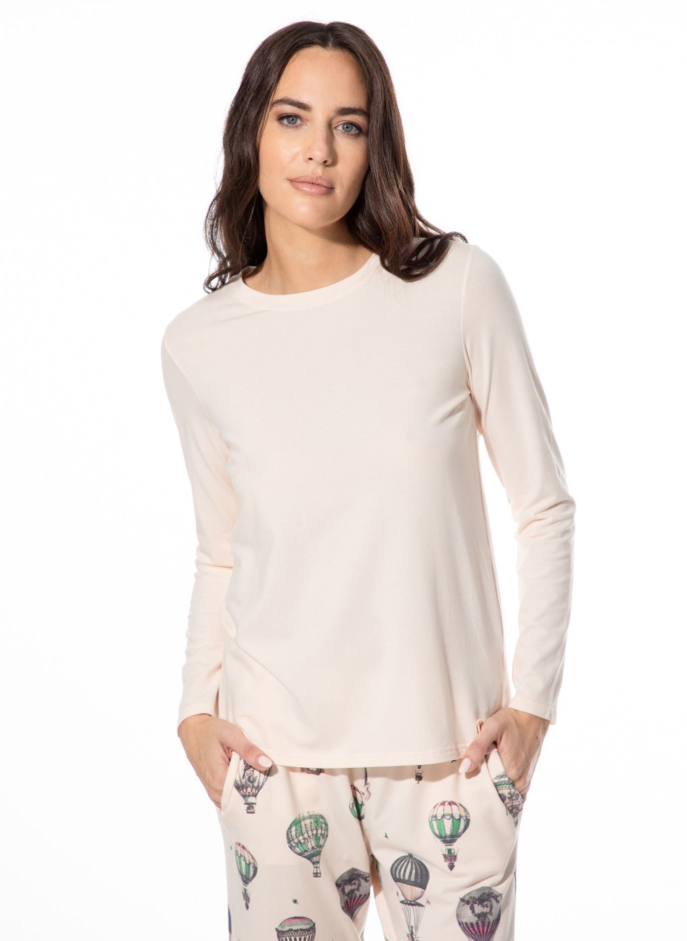 Langarmshirt aus Modalmix