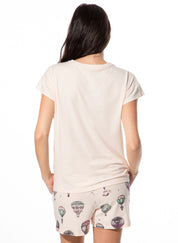 T-Shirt aus Modalmix