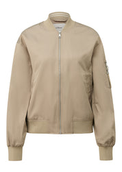 Bomberjacke mit Bündchenkragen
