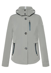 Übergangsjacke mit abnehmbarer Kapuze