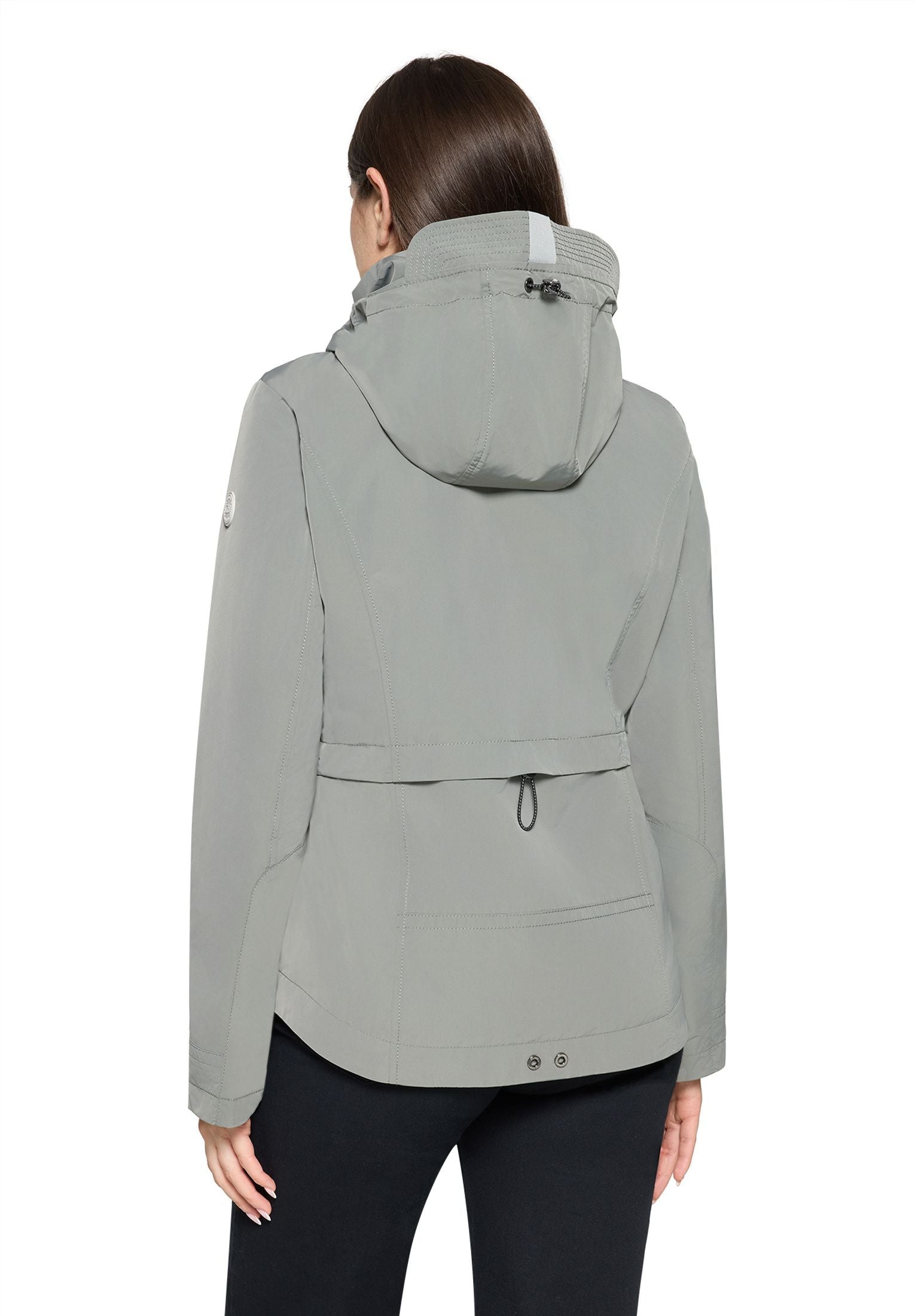 Übergangsjacke mit abnehmbarer Kapuze