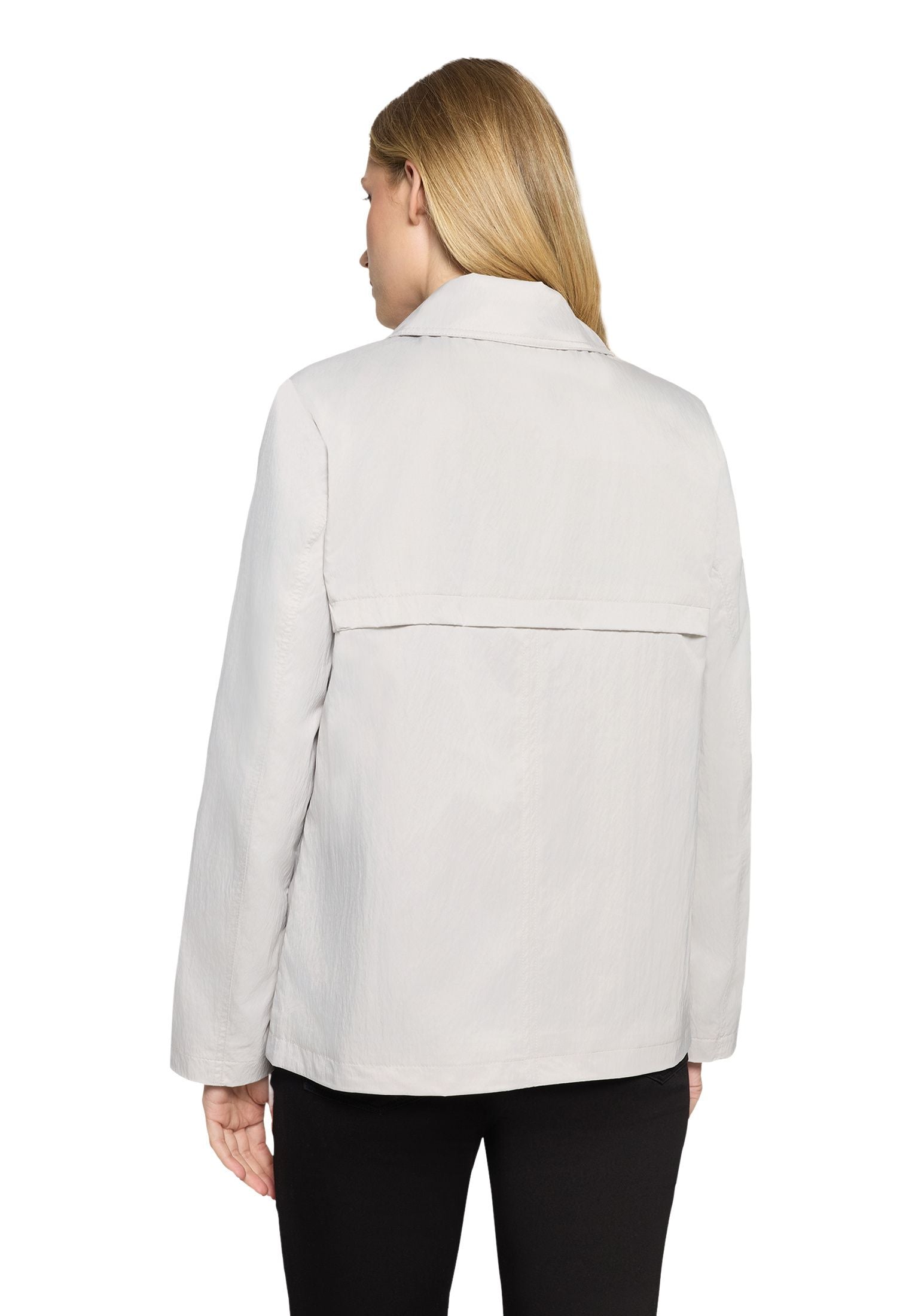 Übergangsjacke mit aufliegendem Kragen