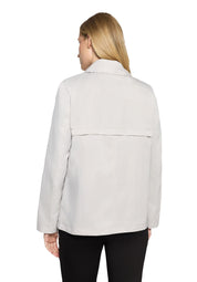 Übergangsjacke mit aufliegendem Kragen