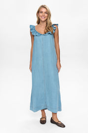 Jeanskleid NUELIDA Maxi