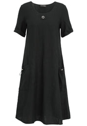 Leinenkleid Midi