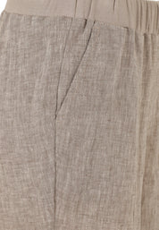 Leinenhose Straight Leg