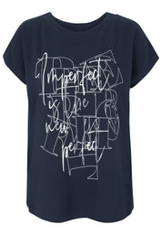 T-Shirt aus Viskose