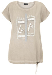 T-Shirt aus Vikosemix