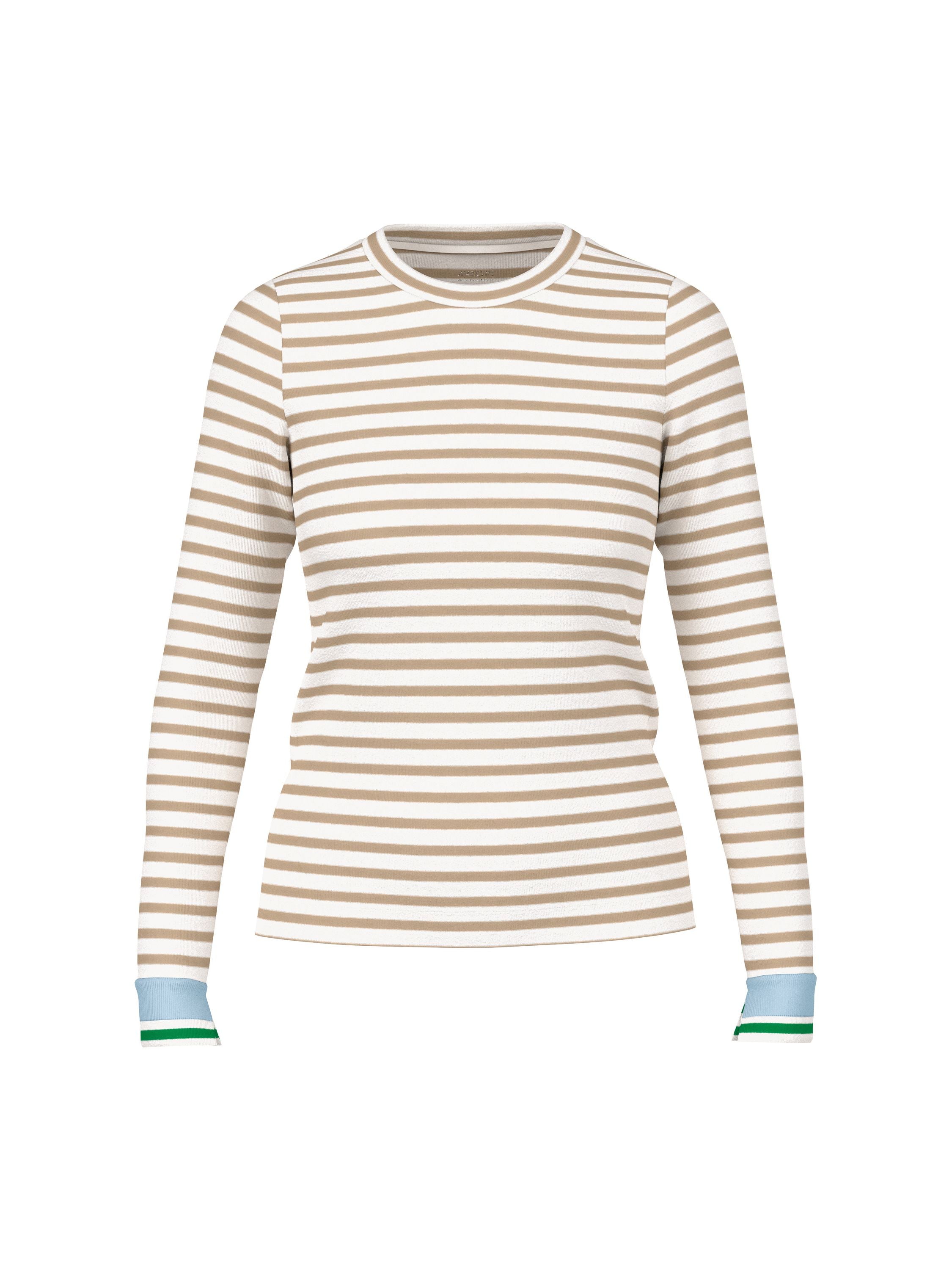 Langarmshirt aus Ripp-Strick