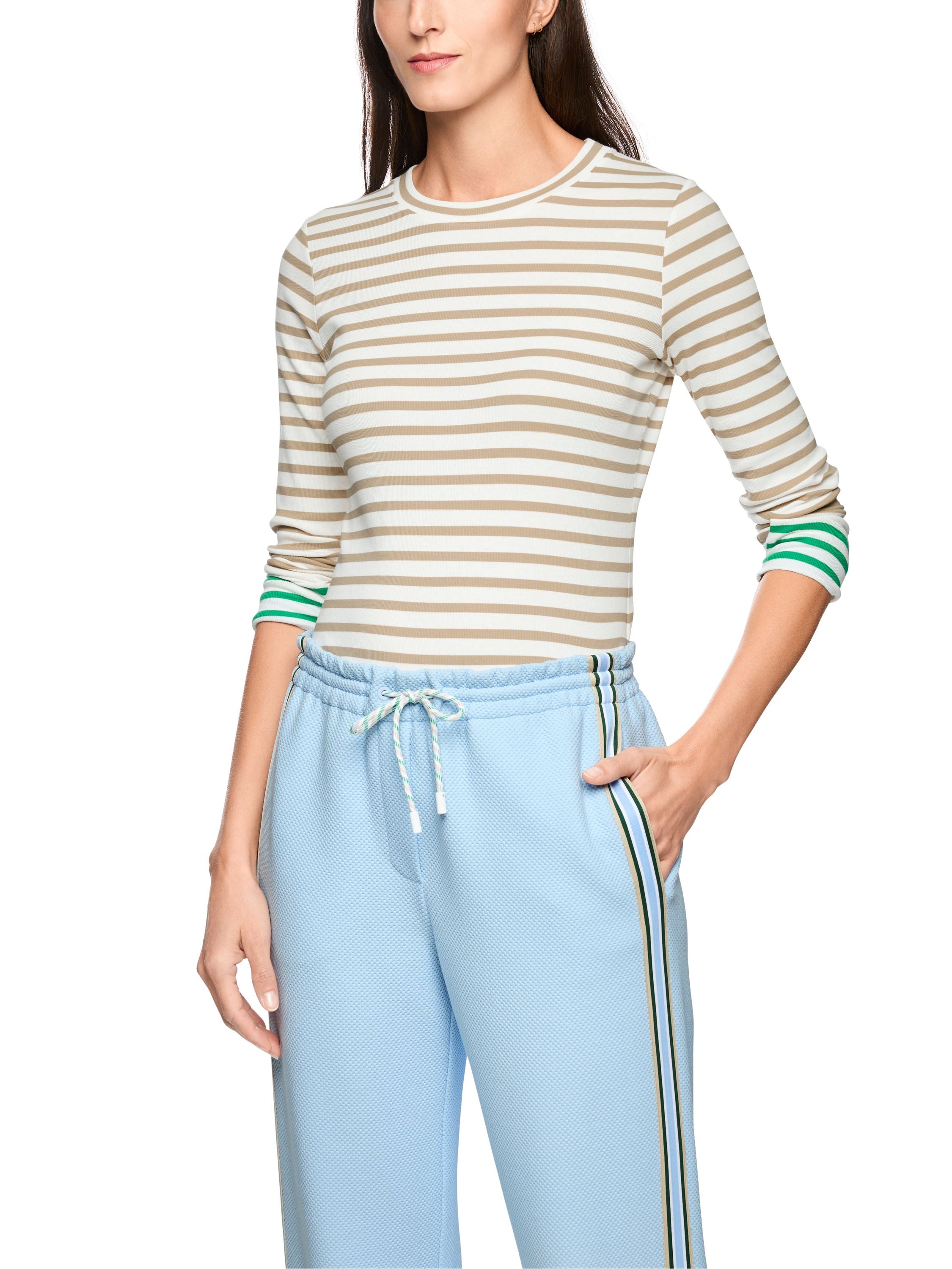 Langarmshirt aus Ripp-Strick