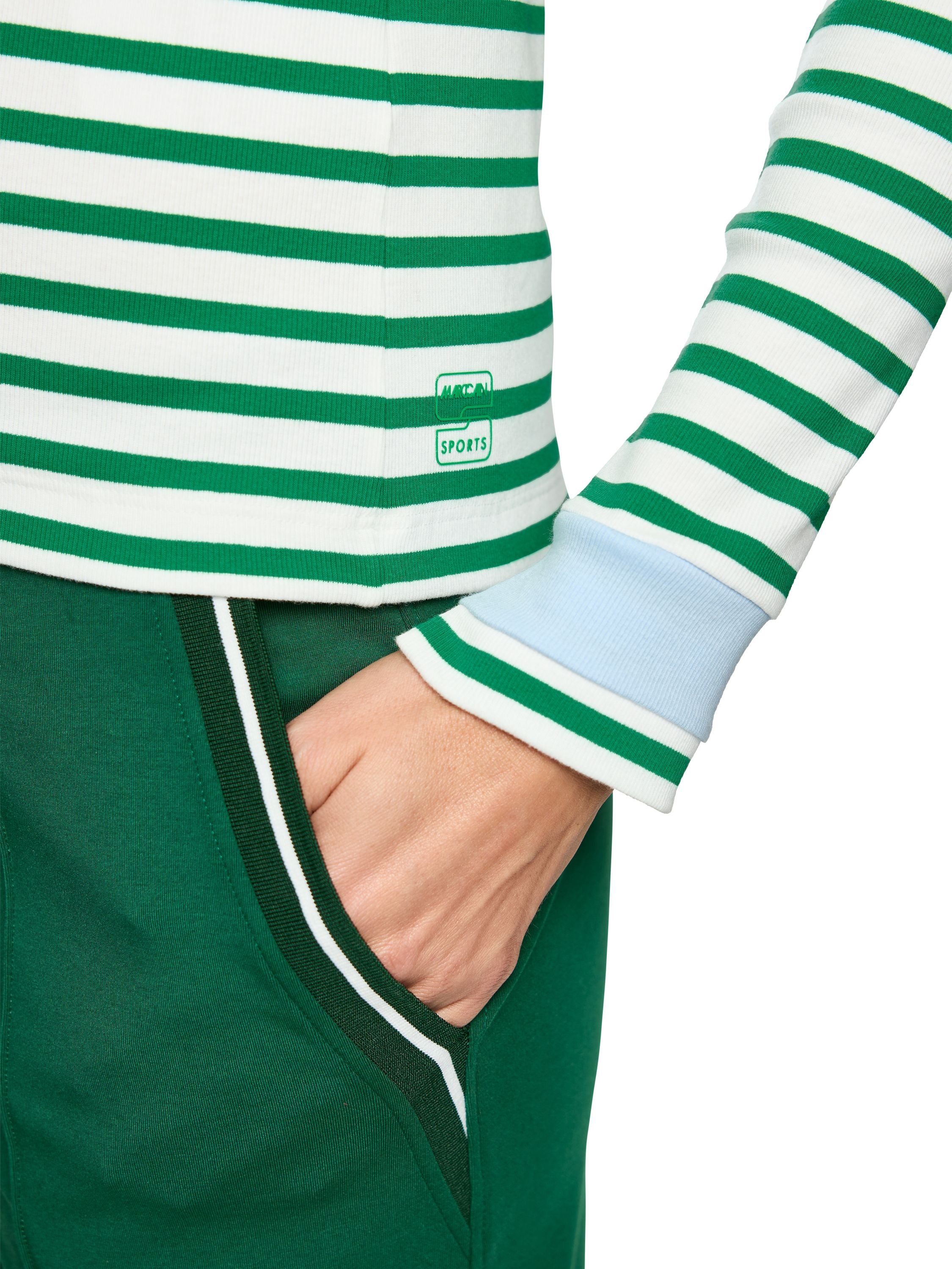Langarmshirt aus Ripp-Strick