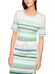 Feinstrick-Pullover mit Jacquardmuster