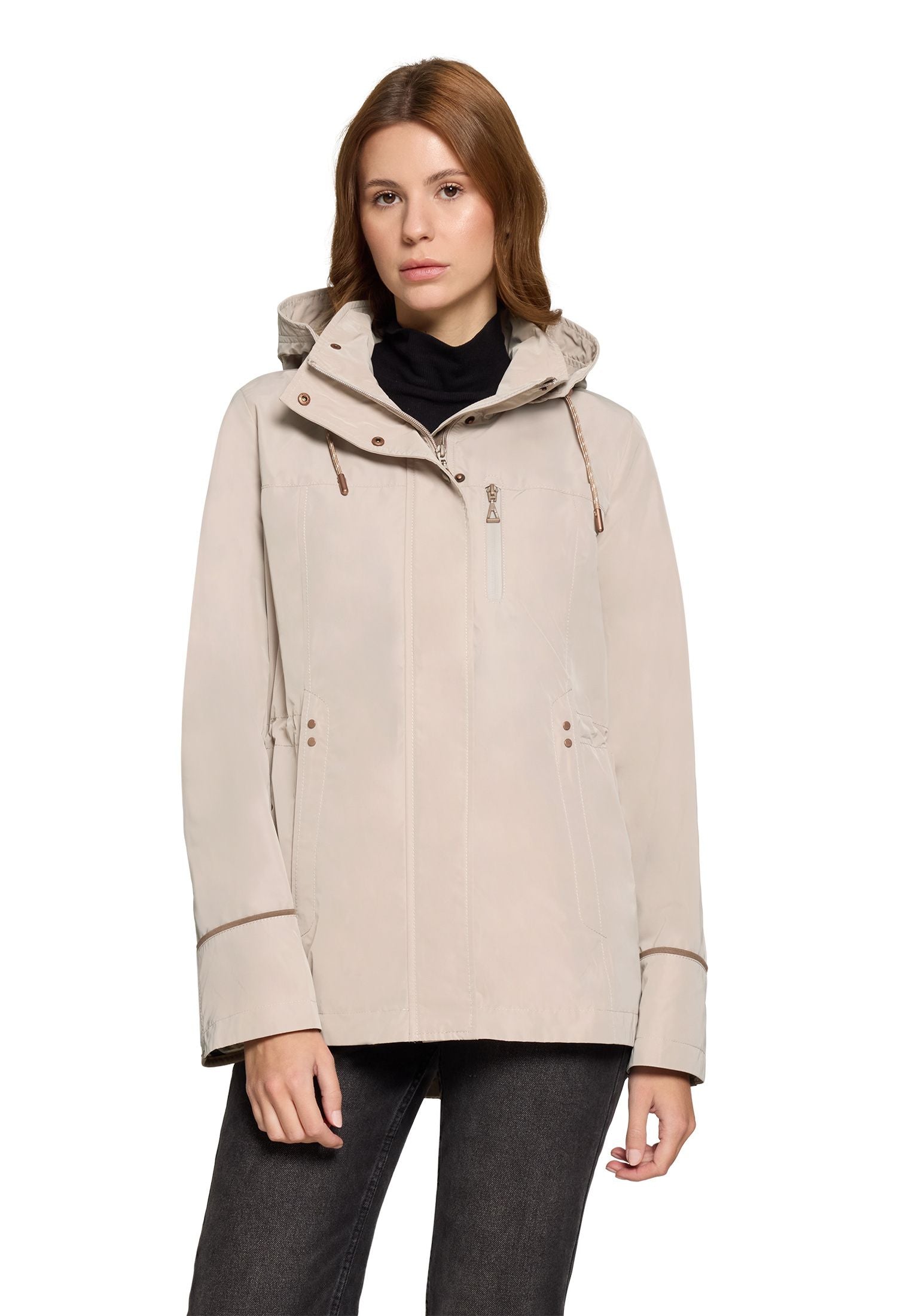 Übergangsjacke mit Kapuze