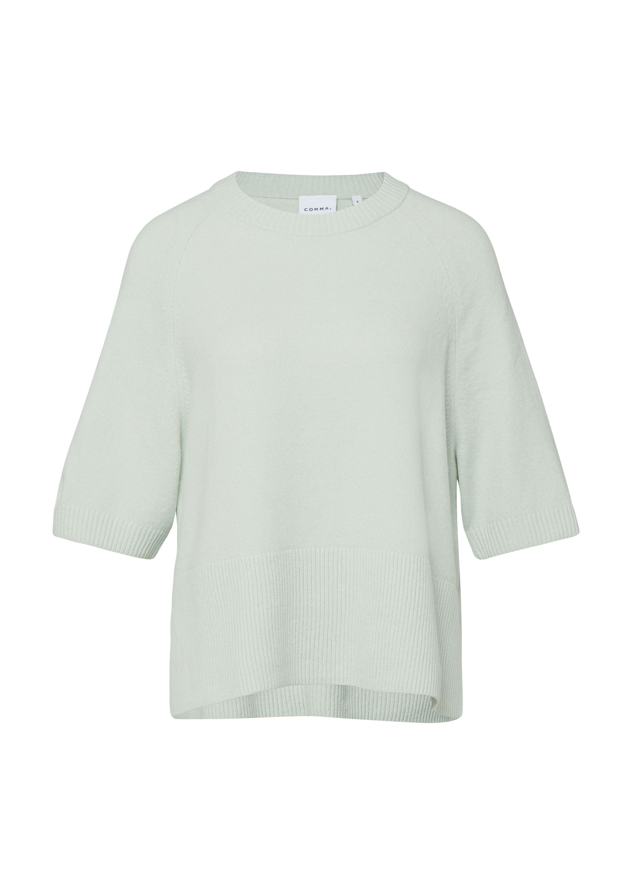 Strick-T-Shirt aus Baumwolle