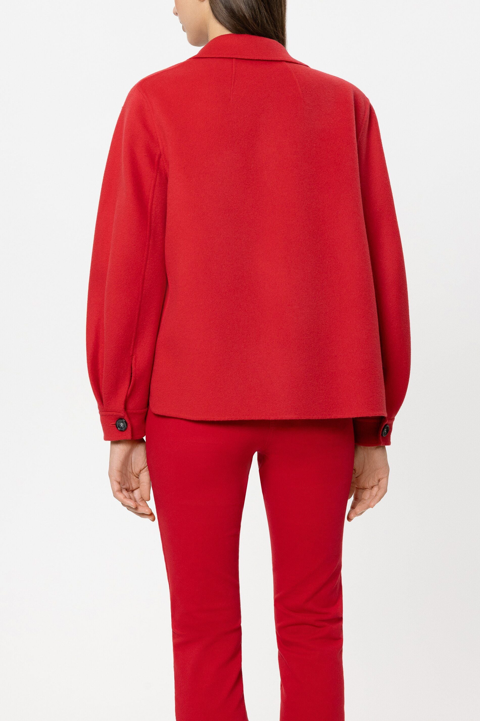 Hemdjacke aus Schurwollmix