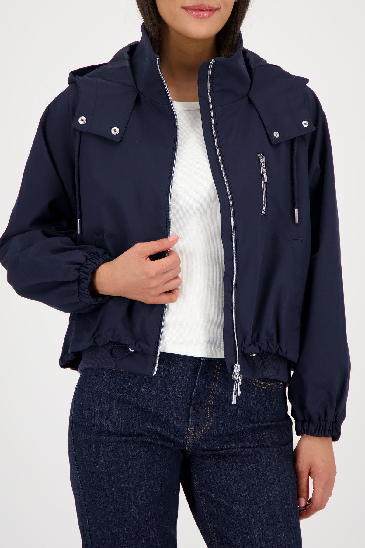 Übergangsjacke mit Kapuze