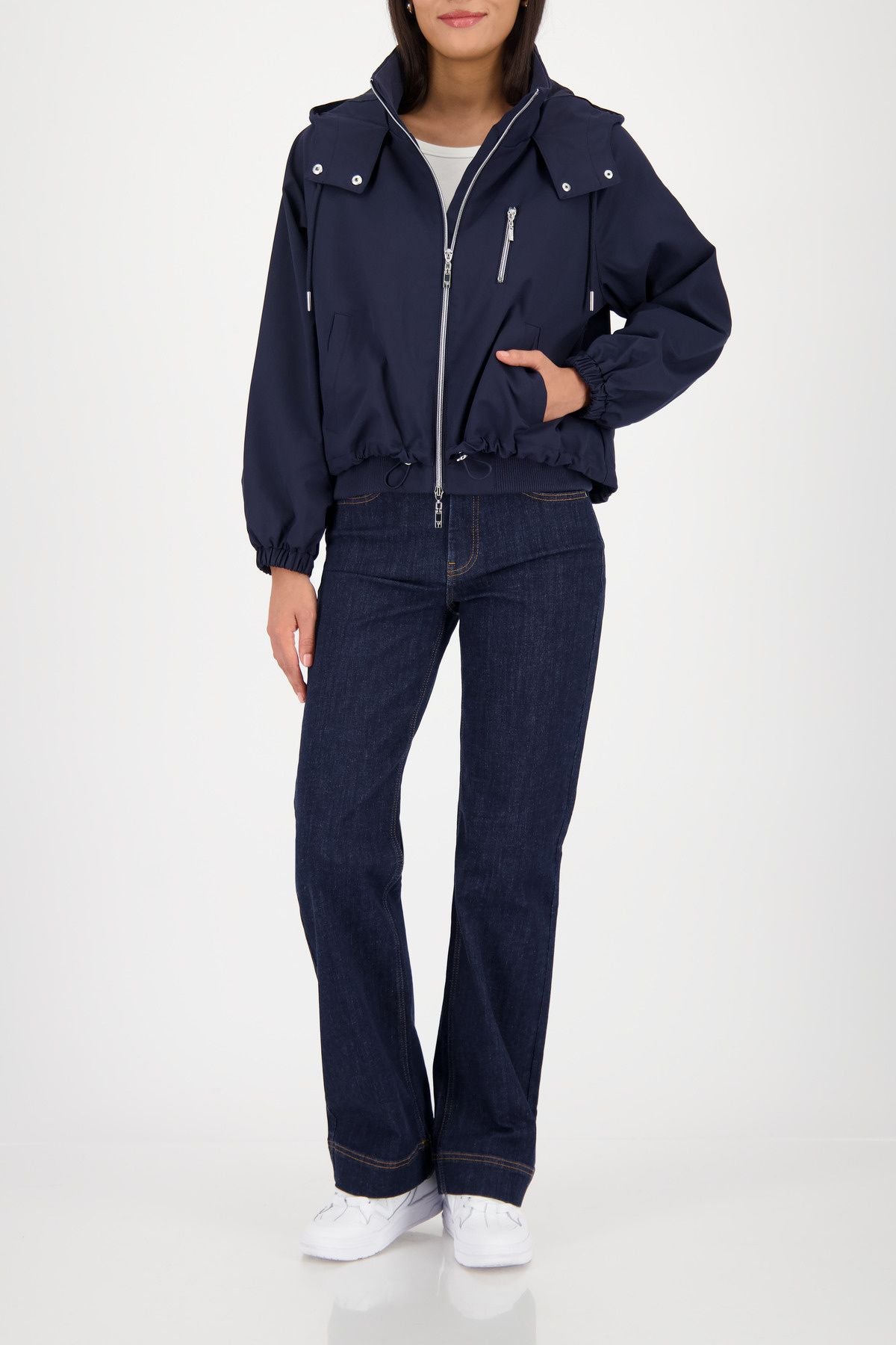 Übergangsjacke mit Kapuze