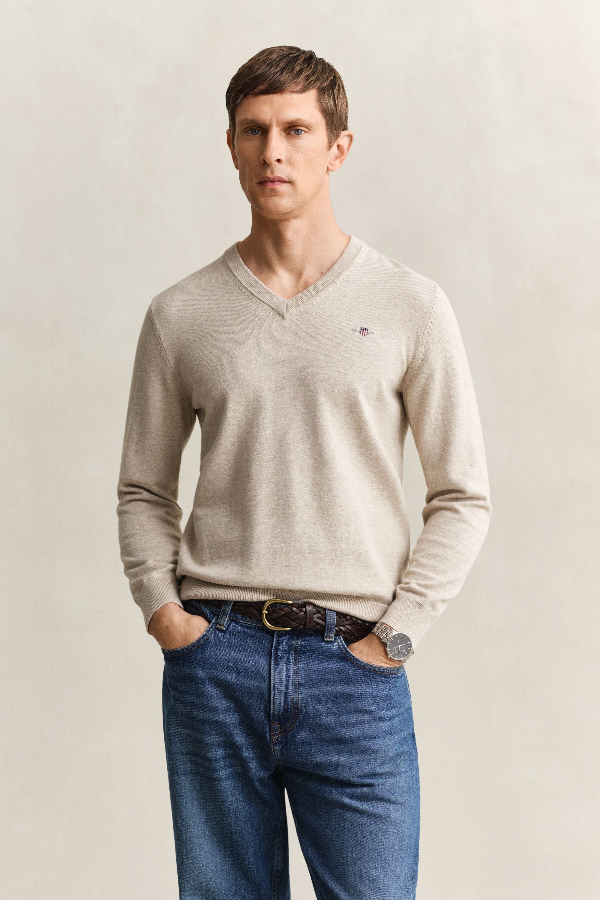 Strickpullover aus Baumwolle