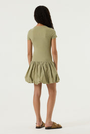 T-Shirt-Kleid Mini aus Baumwolle