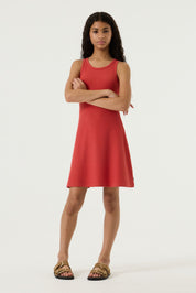 Freizeitkleid Mini aus Rippstrick