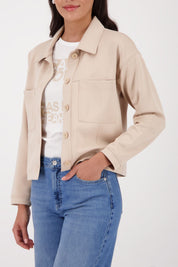 Overshirt mit aufgesetzten Taschen