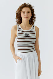 Tanktop aus Baumwollmix