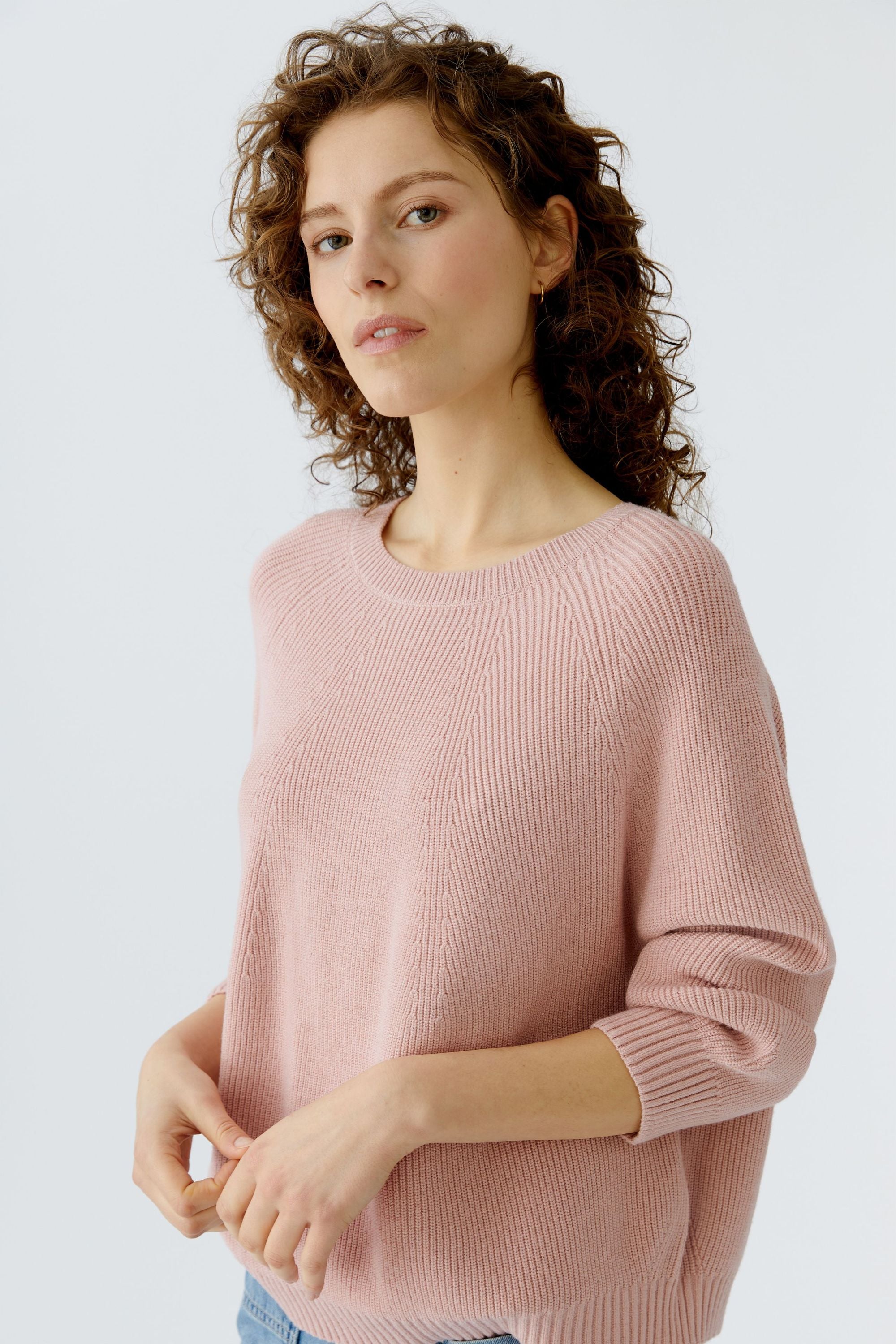 Strickpullover aus Viskosemix