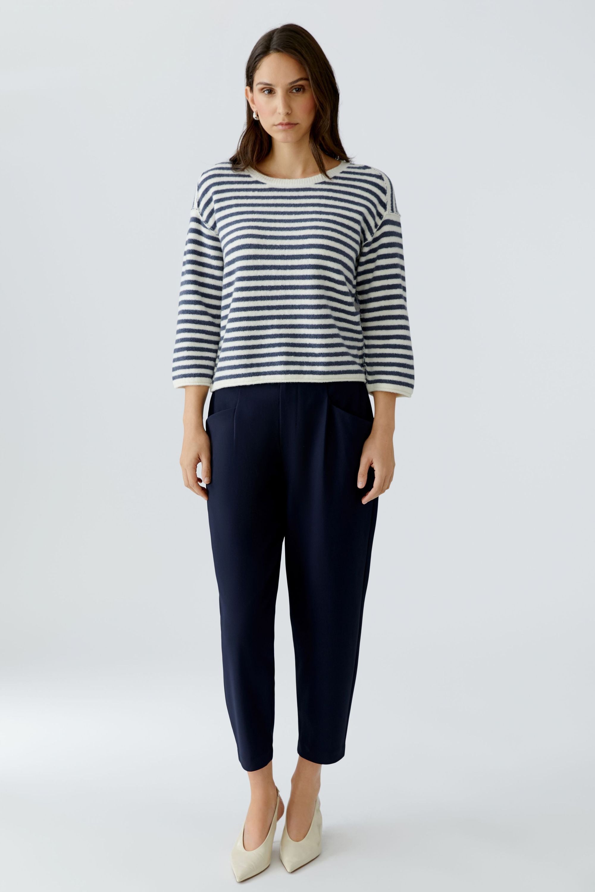Strickpullover Rundhals