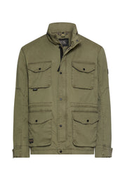 Feldjacke mit rollbarer Kapuze