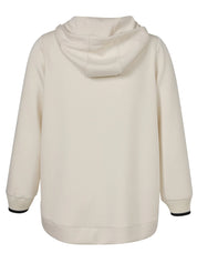 Sweatshirtjacke aus Viskosemix