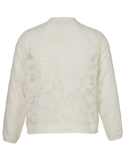 Blouson durchsichtig mit Floral Muster